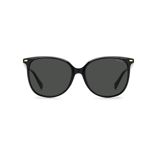 Polaroid PLD 4125/G/S Grey Black Women's Polarized Sunglasses