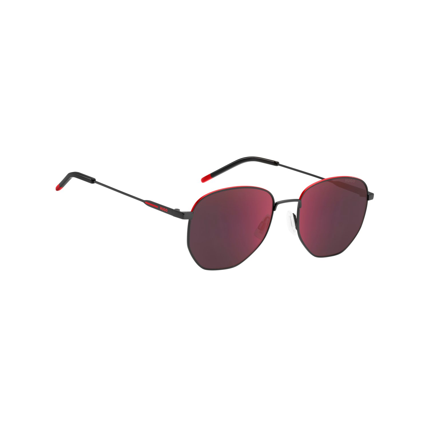 Hugo HG 1178/S Red Black Men's Sunglasses