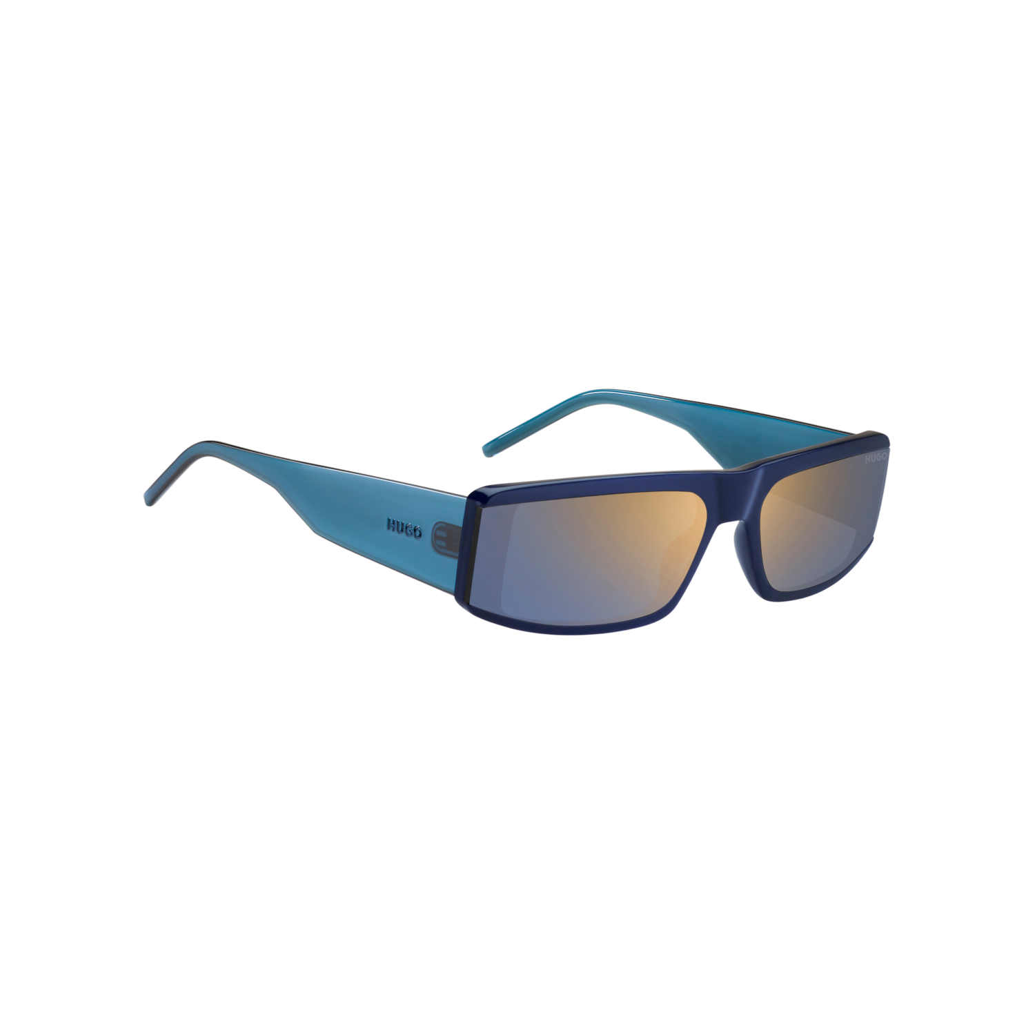 Hugo HG 1193/S Gold Blue Men's Sunglasses