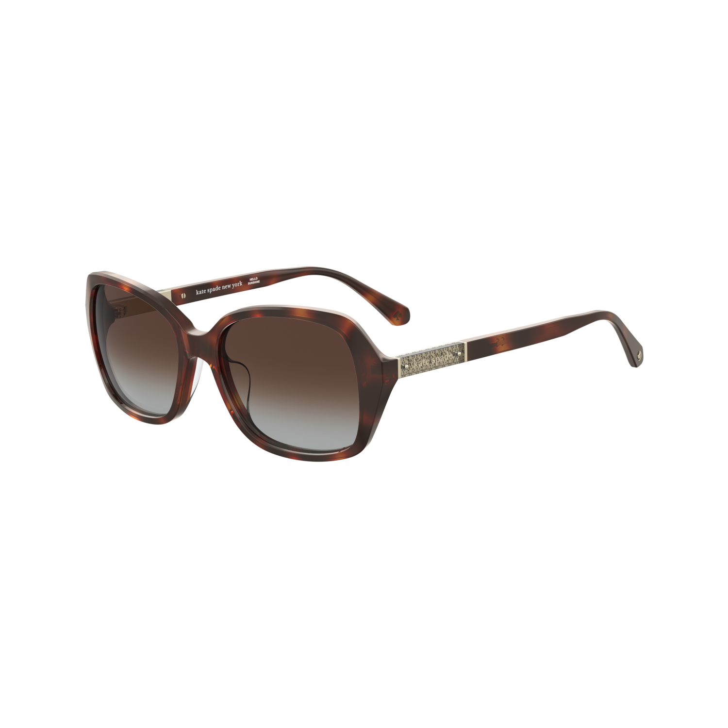 Kate Spade YVETTE/S Brown Havana Women's Sunglasses