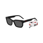 Hugo HG 1219/S Grey Black Men's Sunglasses