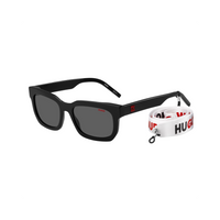 Hugo HG 1219/S Grey Black Men's Sunglasses