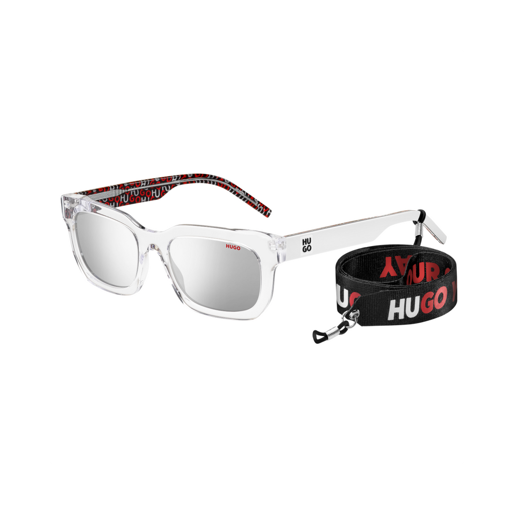 Hugo HG 1219/S Silver Crystal Men's Sunglasses