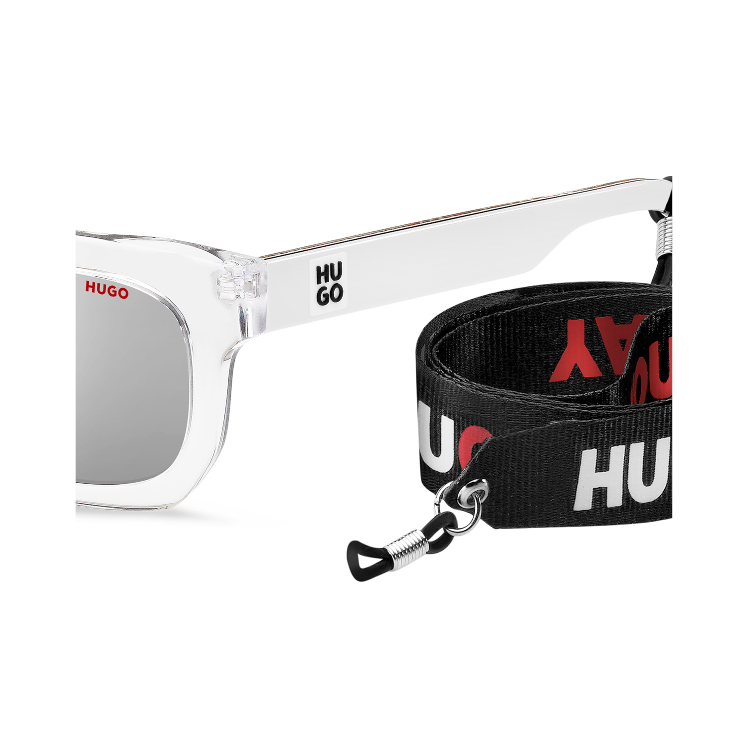 Hugo HG 1219/S Silver Crystal Men's Sunglasses