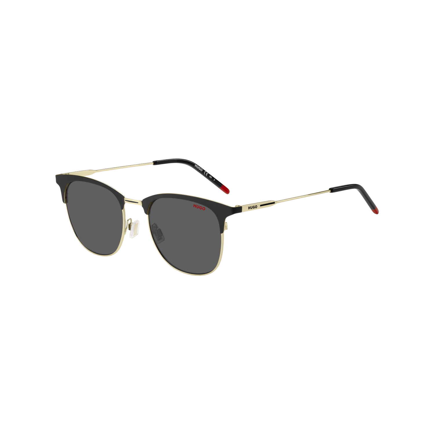 Hugo HG 1208/S Grey Black Men's Sunglasses
