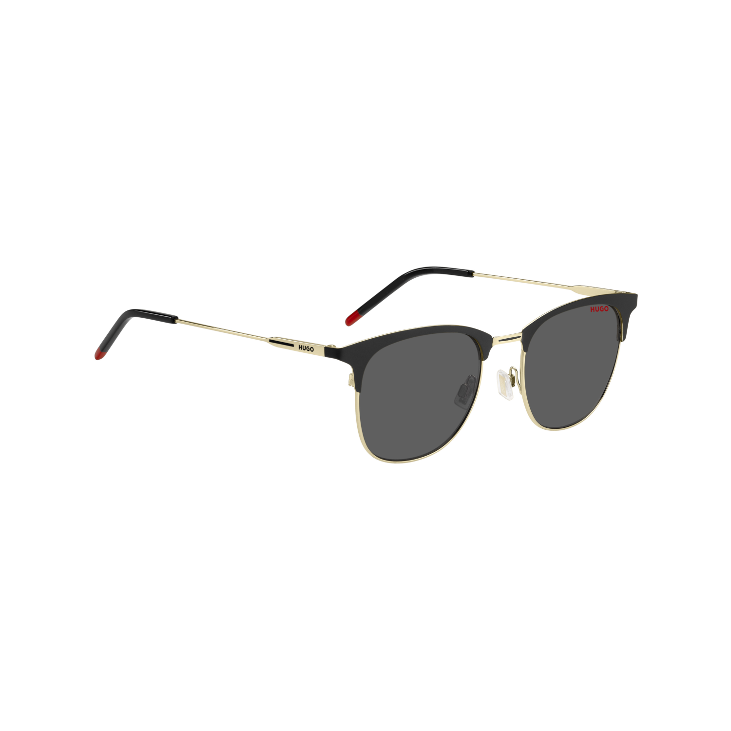 Hugo HG 1208/S Grey Black Men's Sunglasses