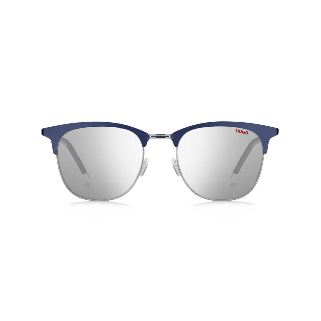 Hugo HG 1208/S Silver Blue Men's Sunglasses