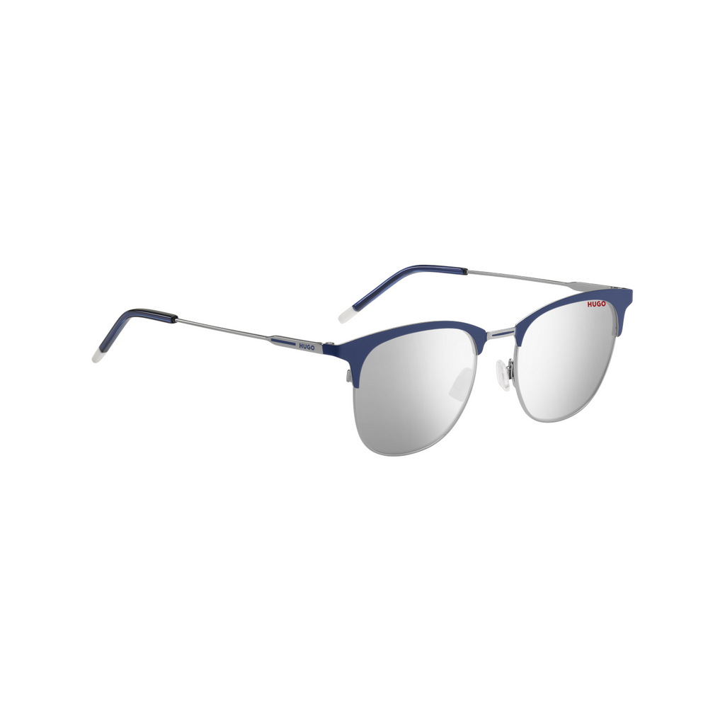 Hugo HG 1208/S Silver Blue Men's Sunglasses