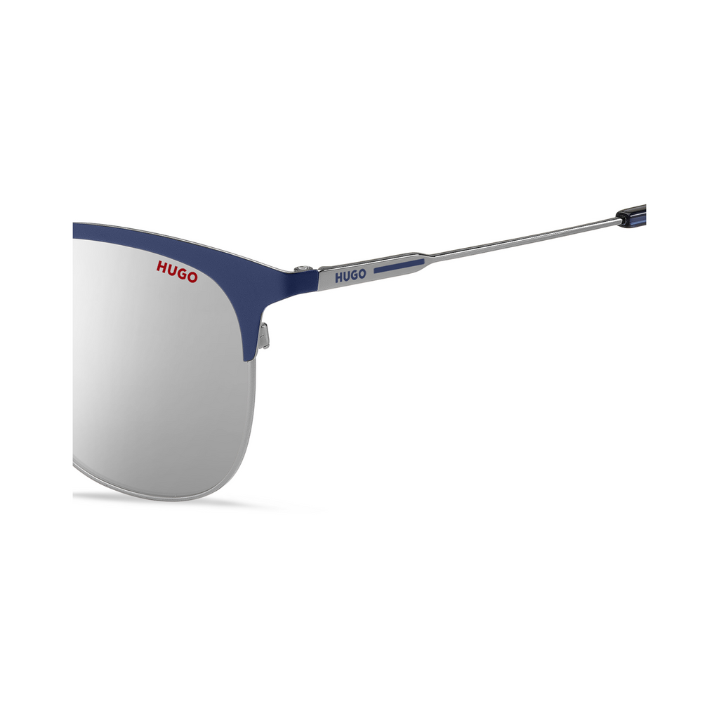 Hugo HG 1208/S Silver Blue Men's Sunglasses