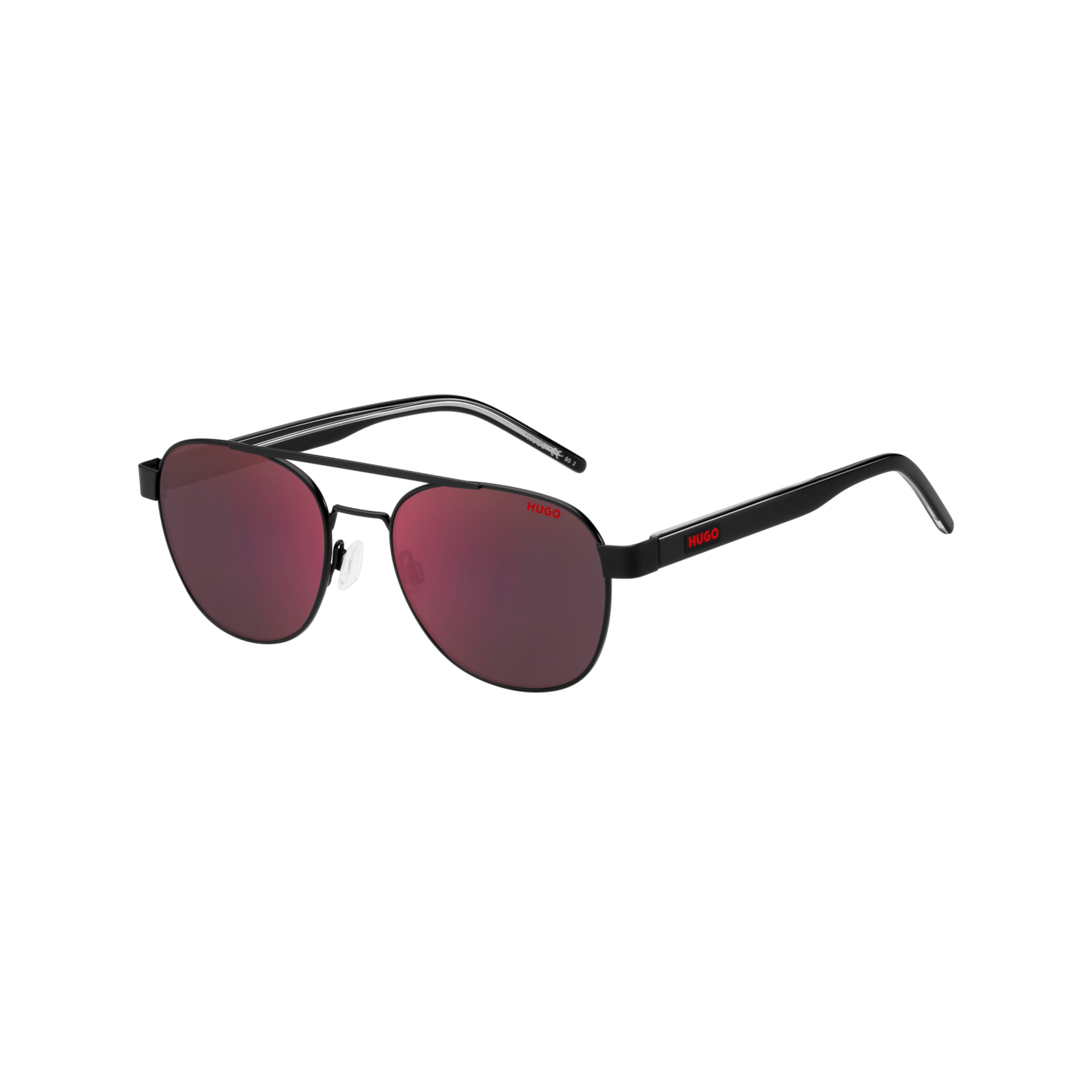 Hugo HG 1196/S Red Black Men's Sunglasses