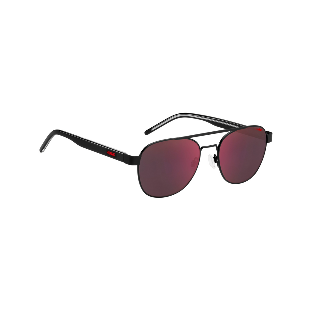 Hugo HG 1196/S Red Black Men's Sunglasses