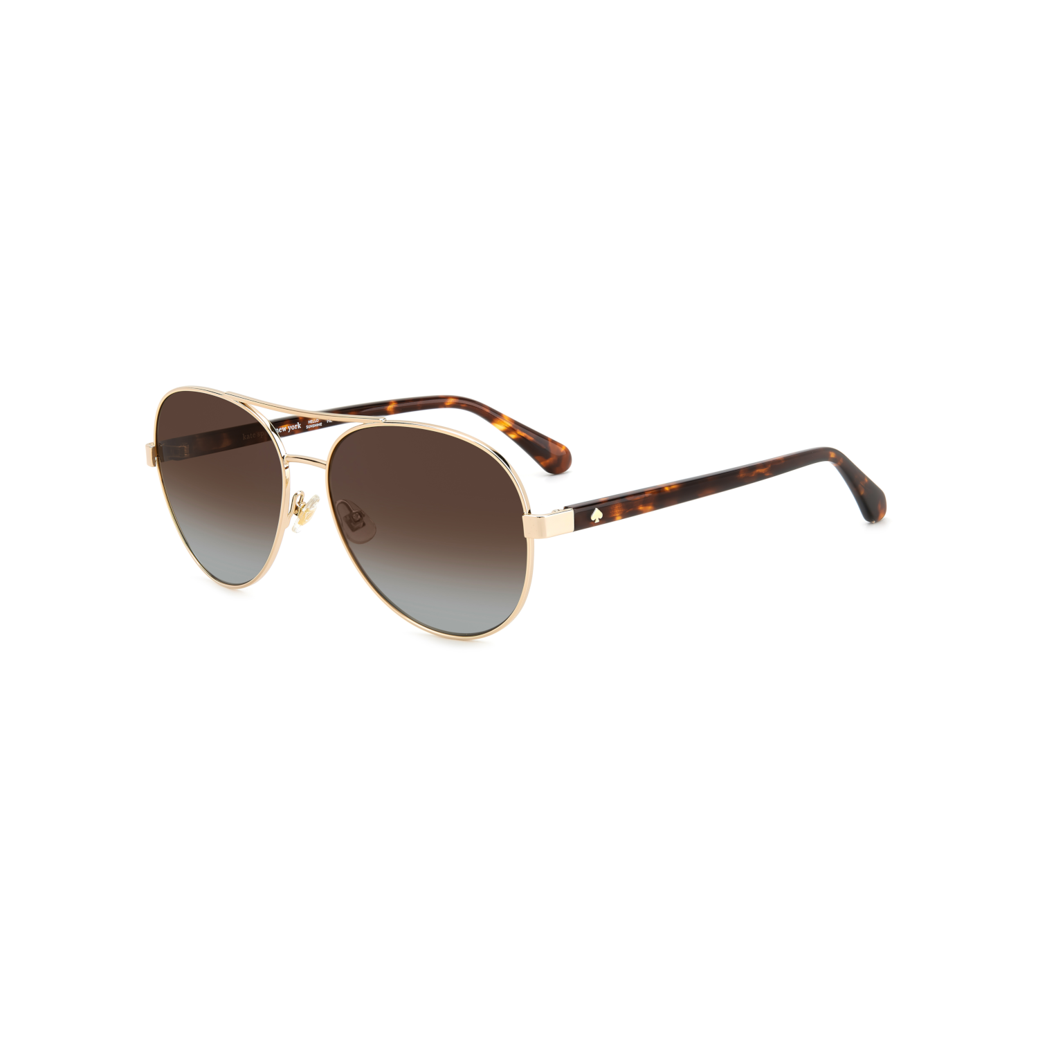 Kate Spade AVERIE/S Brown Yellow Women's Sunglasses