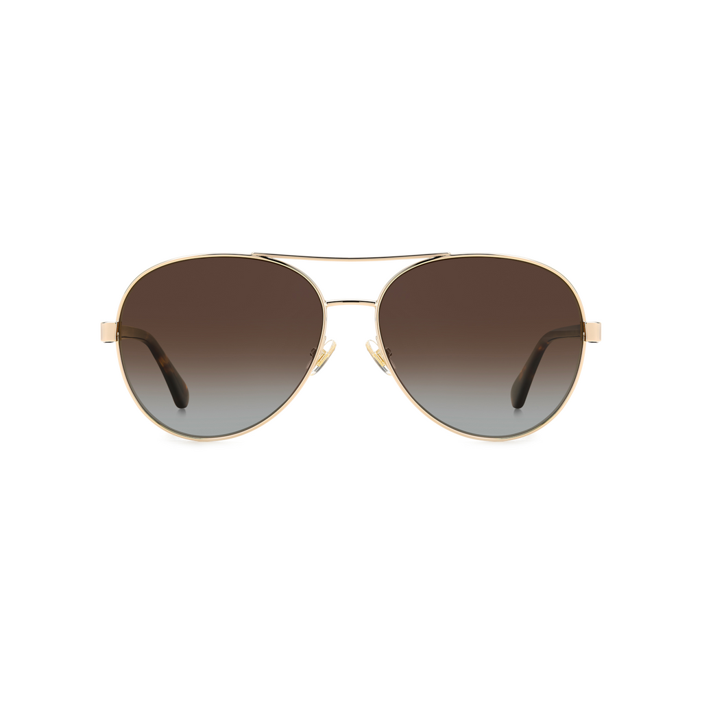 Kate Spade AVERIE/S Brown Yellow Women's Sunglasses