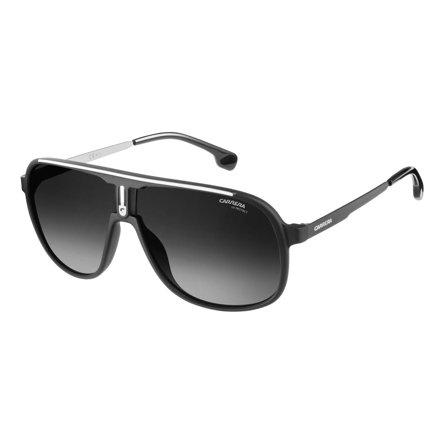 Carrera 1007/S Grey Black Men's Sunglasses