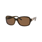 A pair of Kate Spade ANNIKA/S round shaped sunglasses with brown frame and lenses.