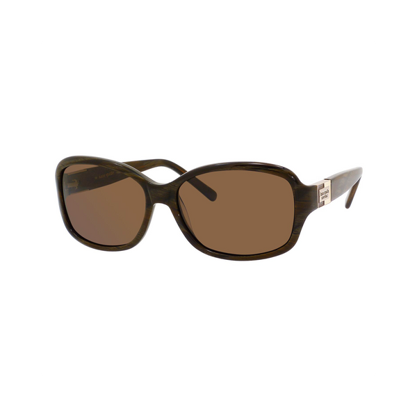 A pair of Kate Spade ANNIKA/S round shaped sunglasses with brown frame and lenses.