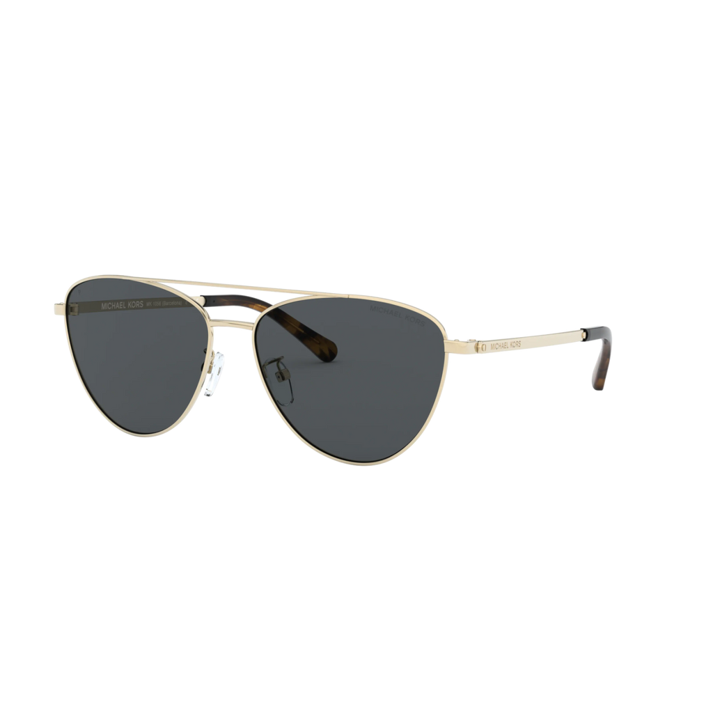 Michael Kors BARCELONA MK1056 Gold Women's Polarized Sunglasses
