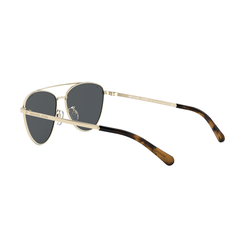 Michael Kors BARCELONA MK1056 Gold Women's Polarized Sunglasses