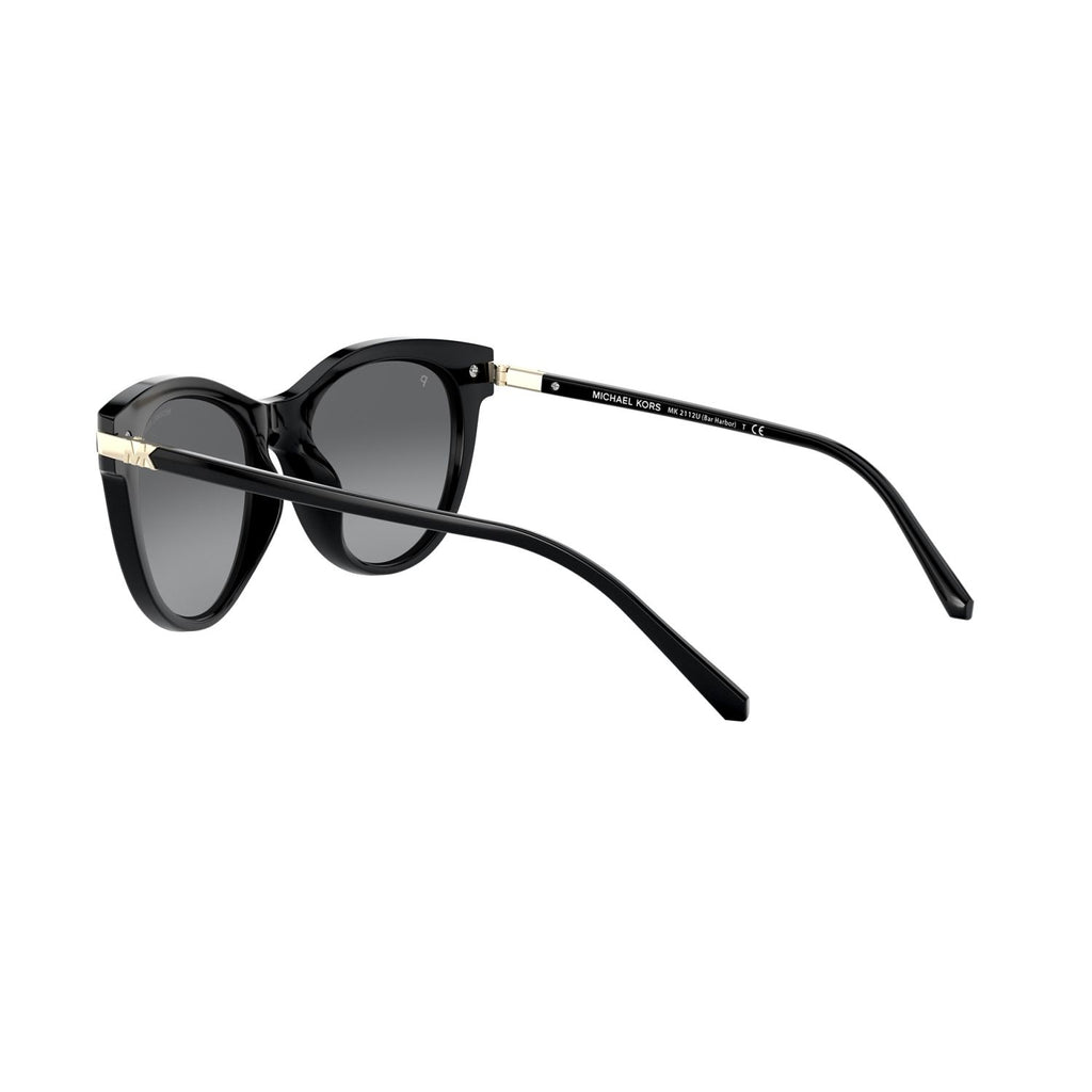 Michael Kors BAR HARBOR MK2112U Black Women's Polarized Sunglasses