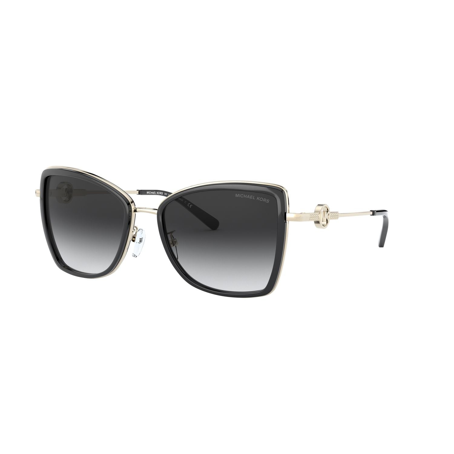 Michael Kors CORSICA MK1067B Black Gold Women's Sunglasses