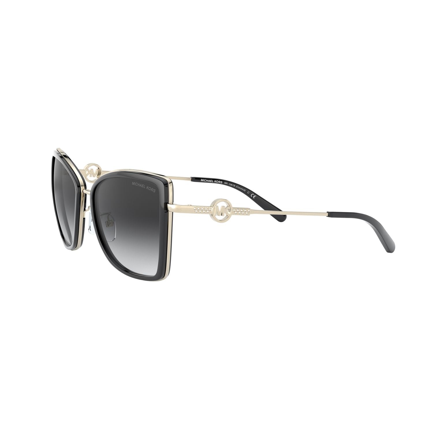 Michael Kors CORSICA MK1067B Black Gold Women's Sunglasses