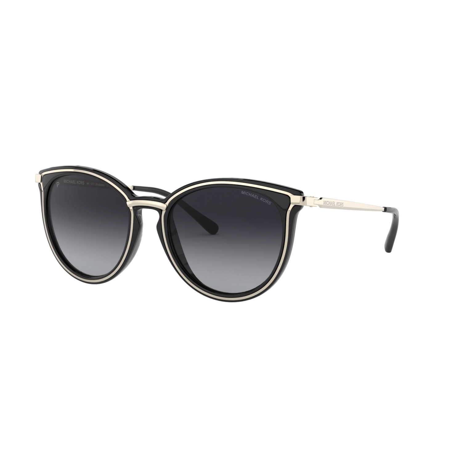 Michael Kors BRISBANE MK1077 Black Women's Polarized Sunglasses