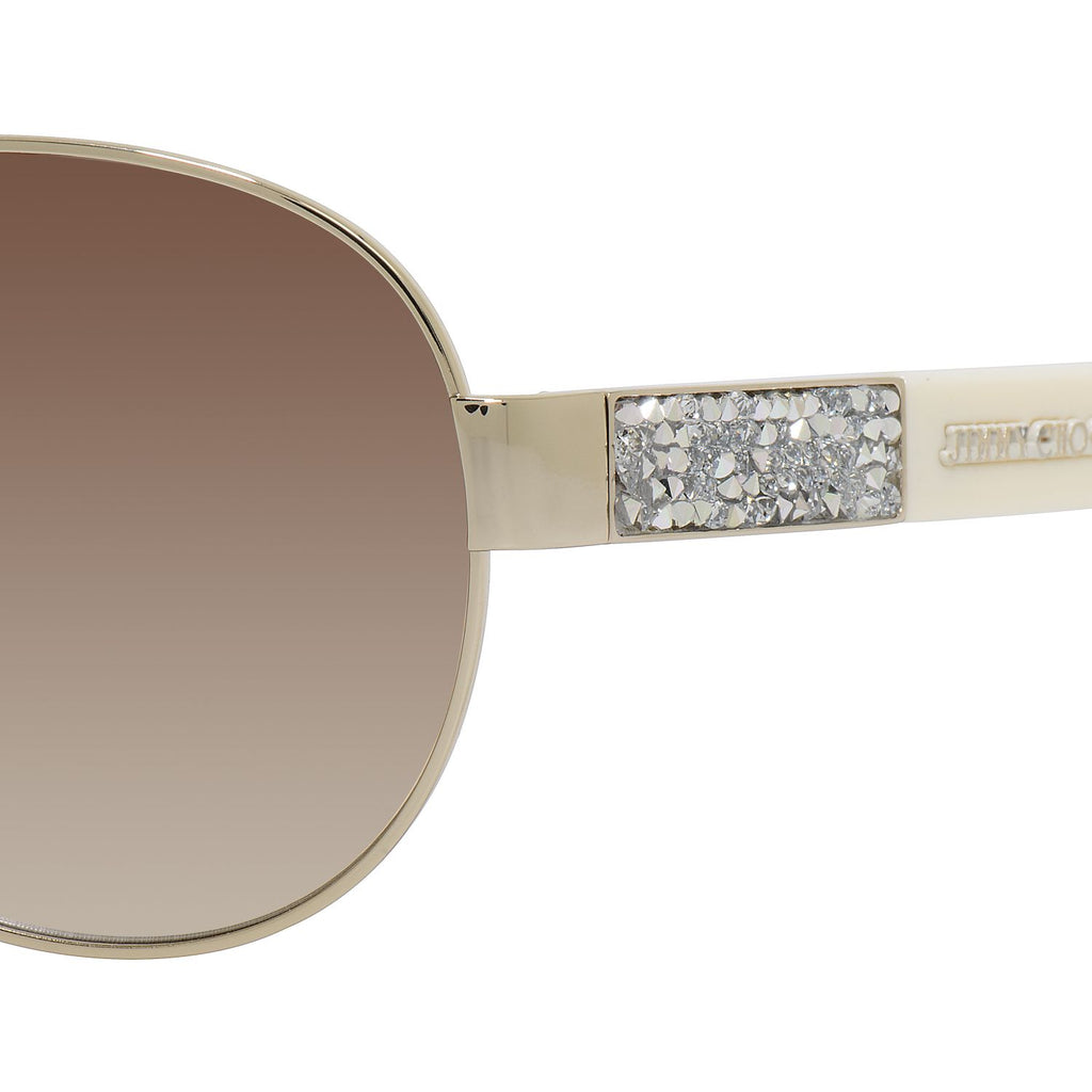 Jimmy Choo BABA Brown Gold Women's Sunglasses