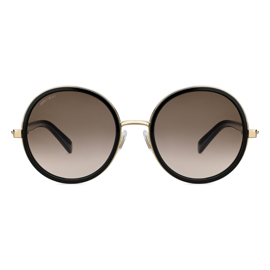 Jimmy Choo ANDIE Brown Gold Women's Sunglasses
