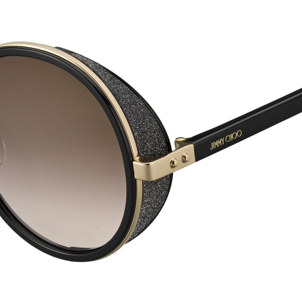 Jimmy Choo ANDIE Brown Gold Women's Sunglasses