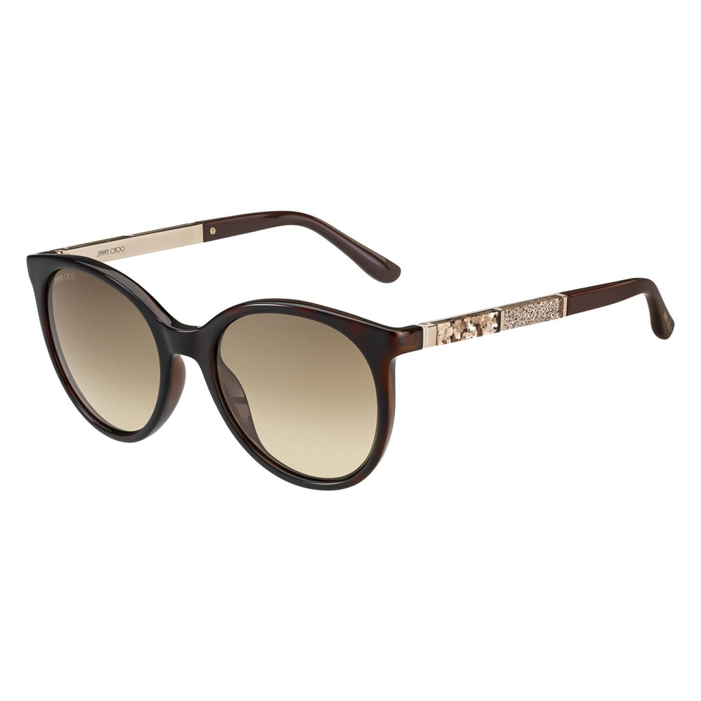 Jimmy Choo ERIE Brown Havana Women's Sunglasses