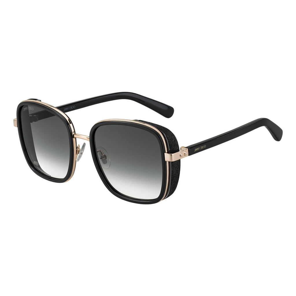 Jimmy Choo ELVA Grey Black Women's Sunglasses