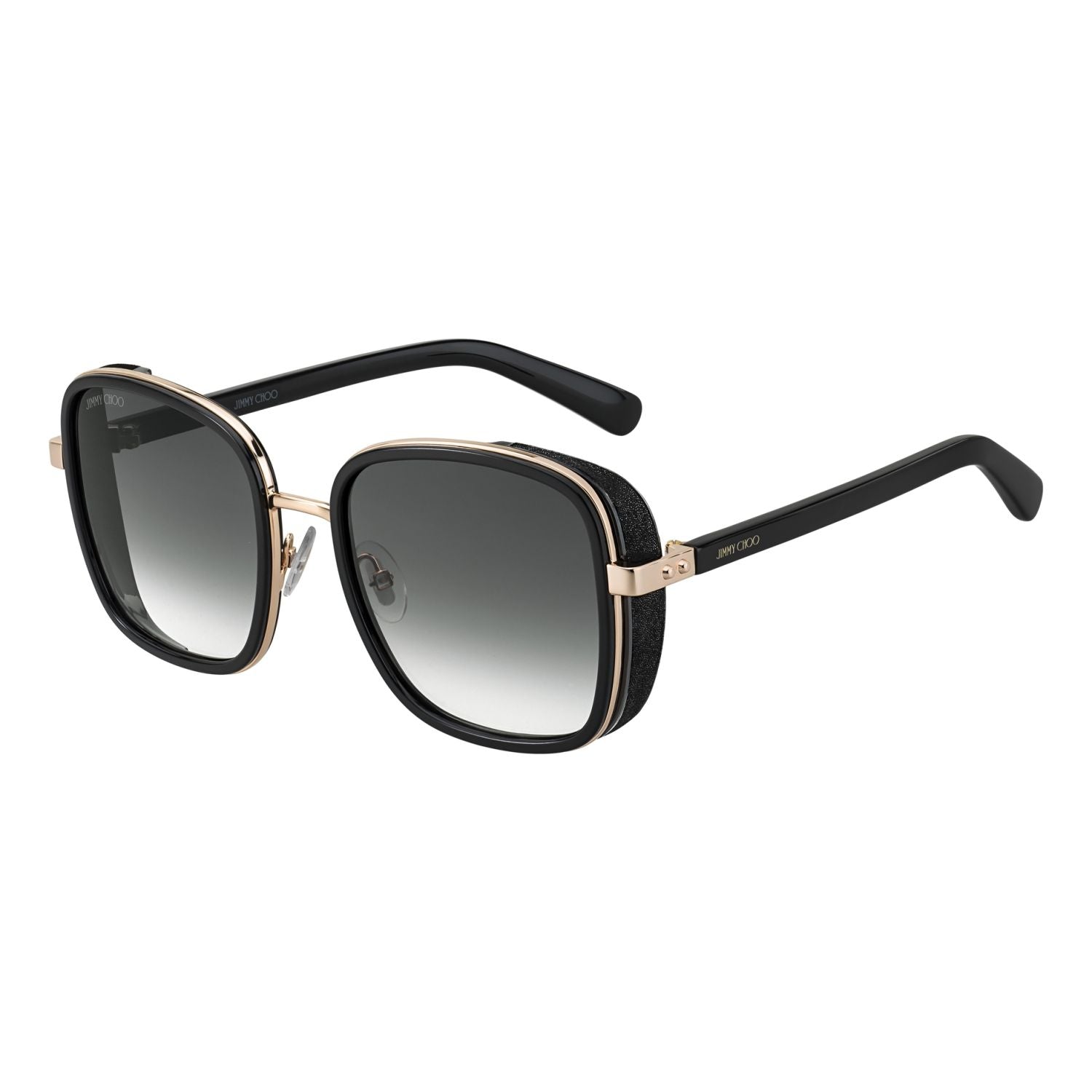 Jimmy Choo ELVA Grey Black Women's Sunglasses