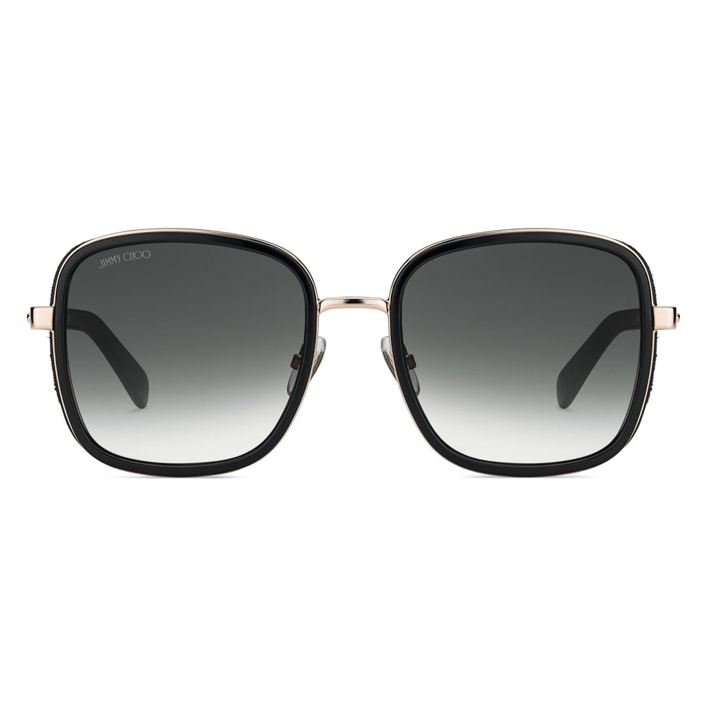 Jimmy Choo ELVA Grey Black Women's Sunglasses