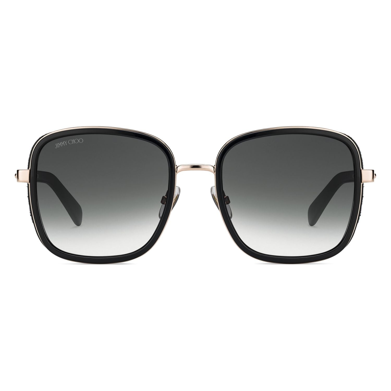 Jimmy Choo ELVA Grey Black Women's Sunglasses