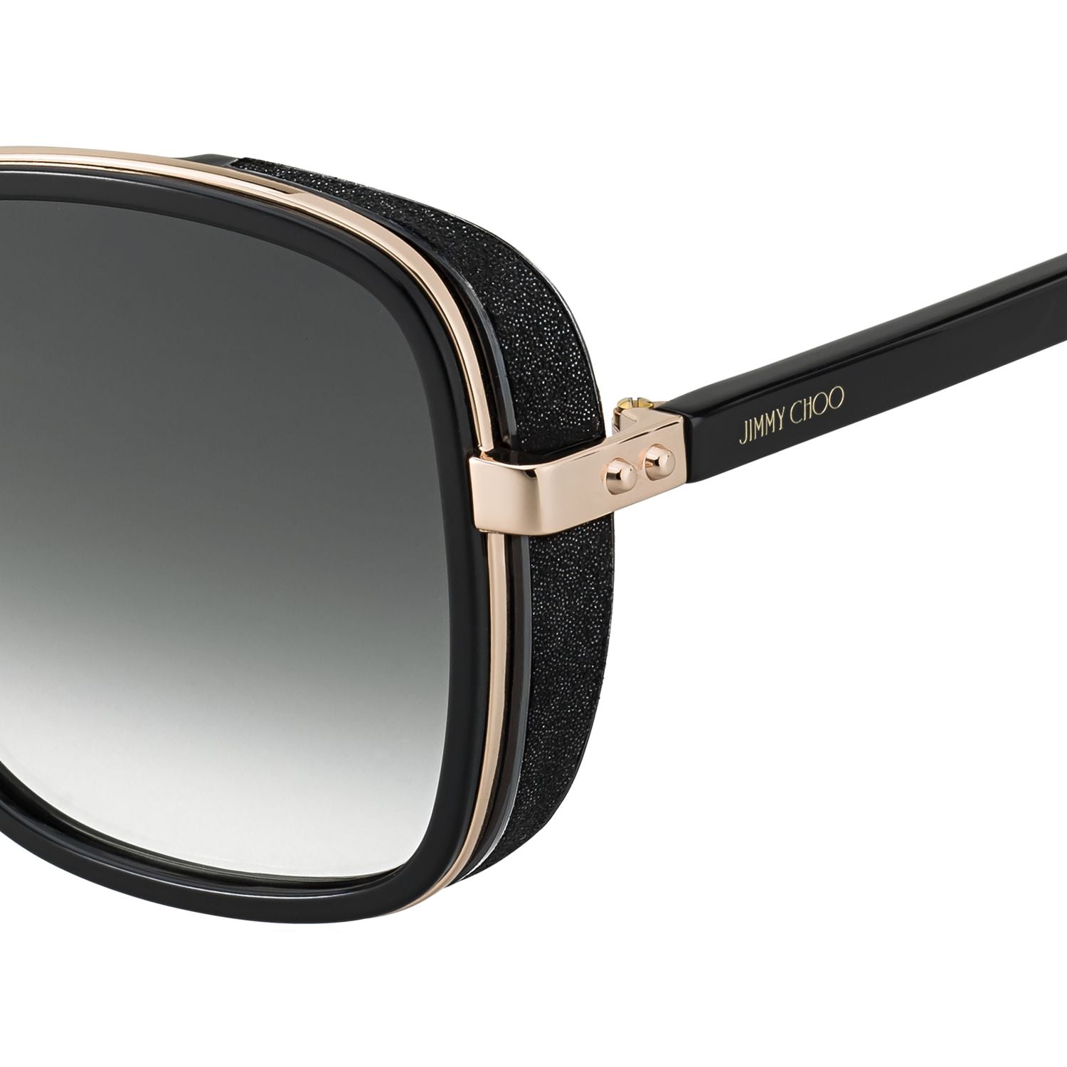 Jimmy Choo ELVA Grey Black Women's Sunglasses