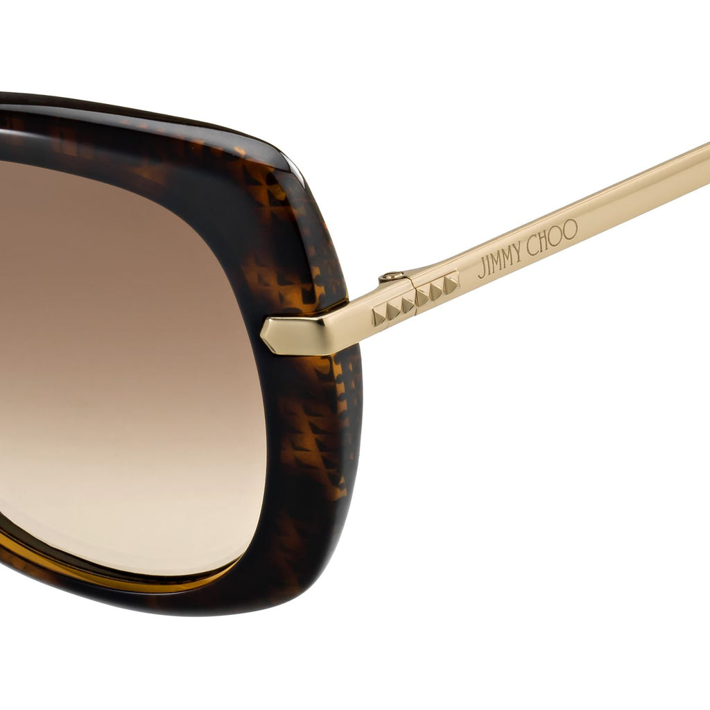Jimmy Choo LUDI Brown Havana Women's Sunglasses