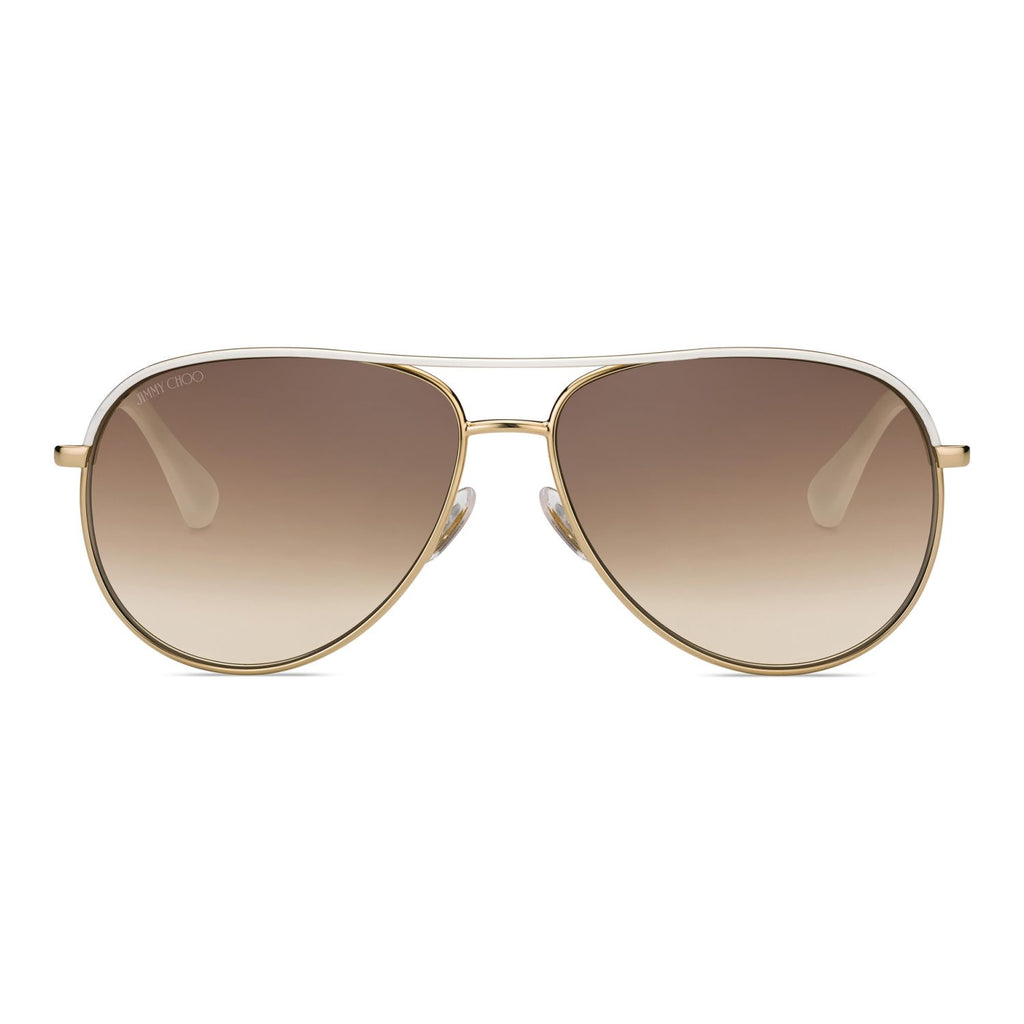 Jimmy Choo JEWLY Brown Gold Women's Sunglasses