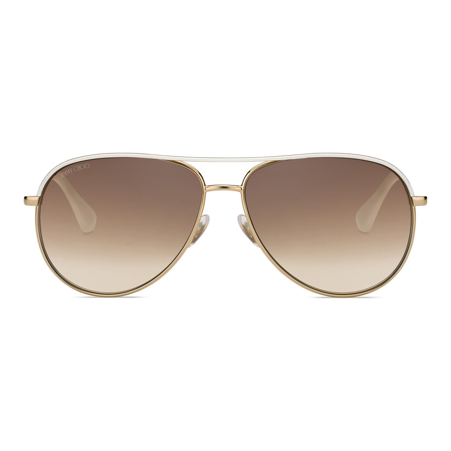Jimmy Choo JEWLY Brown Gold Women's Sunglasses