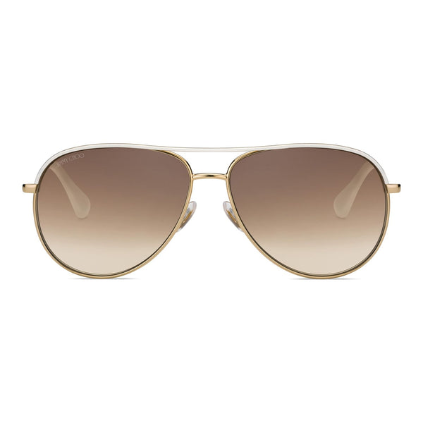 Jimmy Choo JEWLY Brown Gold Women's Sunglasses