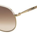 Jimmy Choo JEWLY Brown Gold Women's Sunglasses
