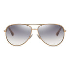 Jimmy Choo JEWLY Silver Gold Women's Sunglasses