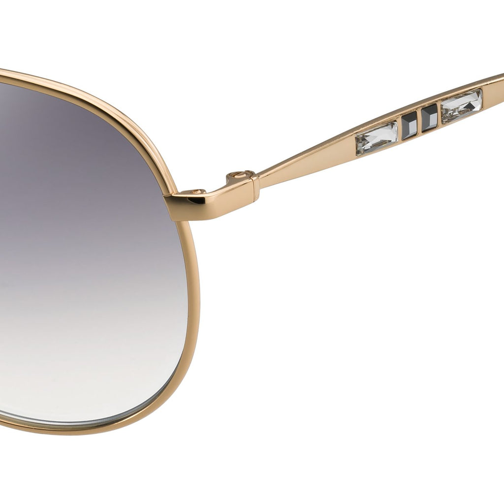 Jimmy Choo JEWLY Silver Gold Women's Sunglasses