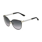 Jimmy Choo POSIE Grey Black Women's Sunglasses