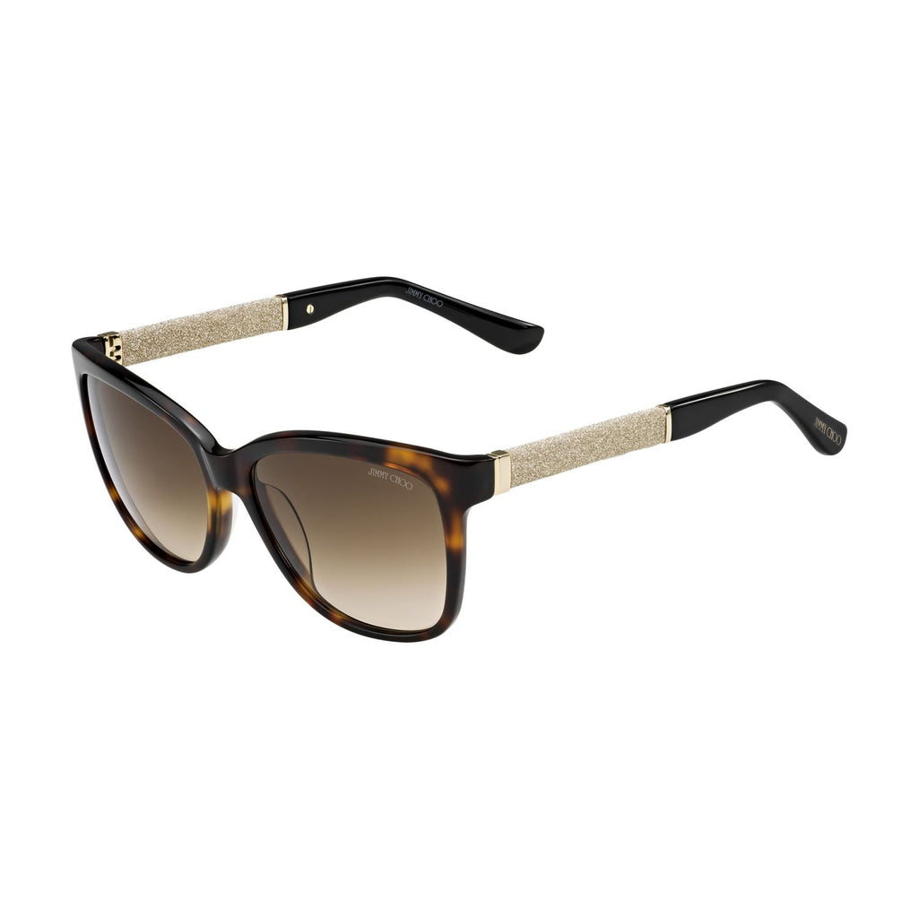 Jimmy Choo CORA Brown Havana Women's Sunglasses