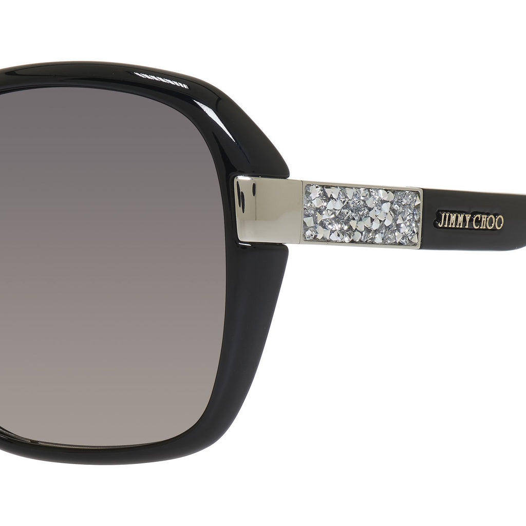 Jimmy Choo ALANA Grey Black Women's Sunglasses