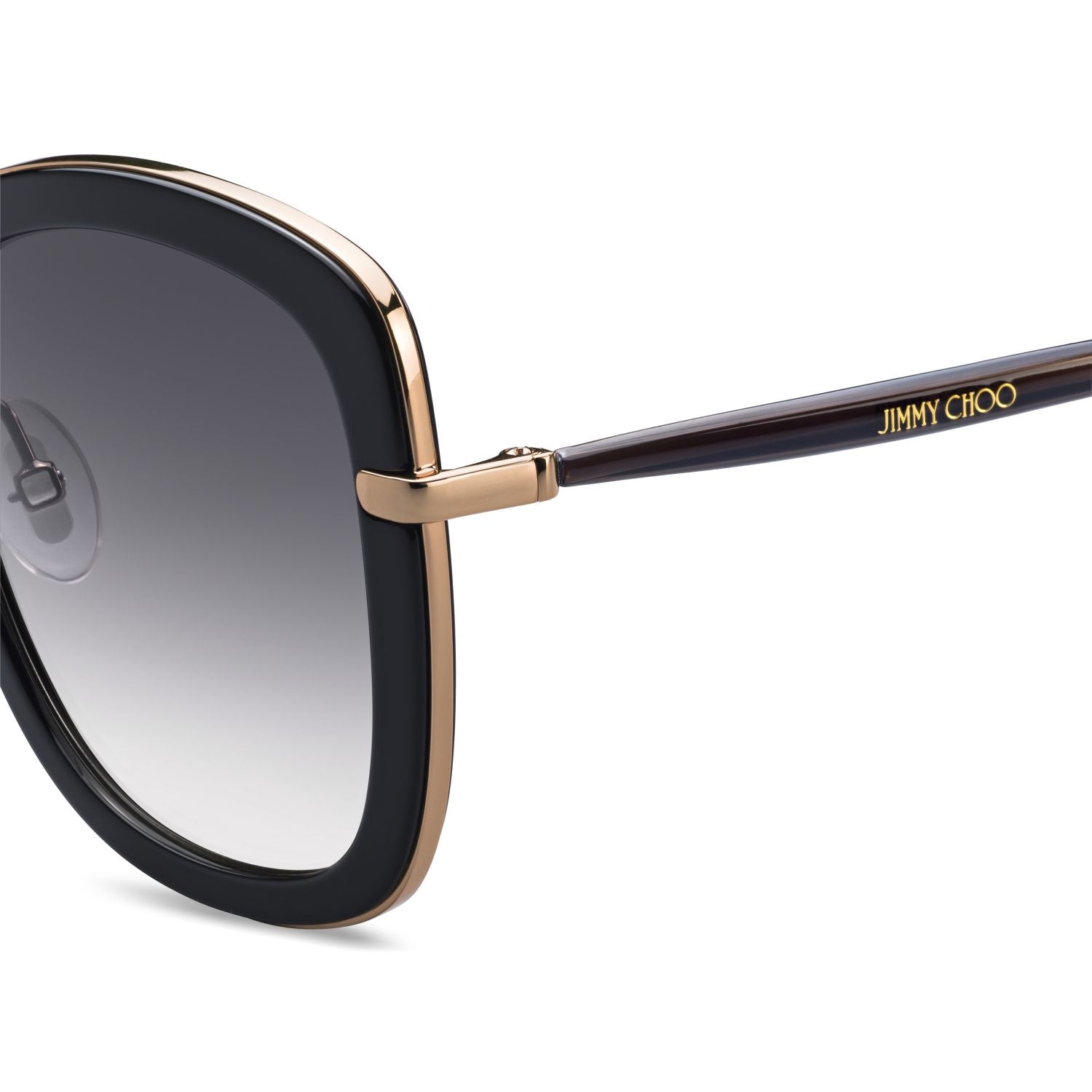 Jimmy Choo GLENN Grey Black Women's Sunglasses