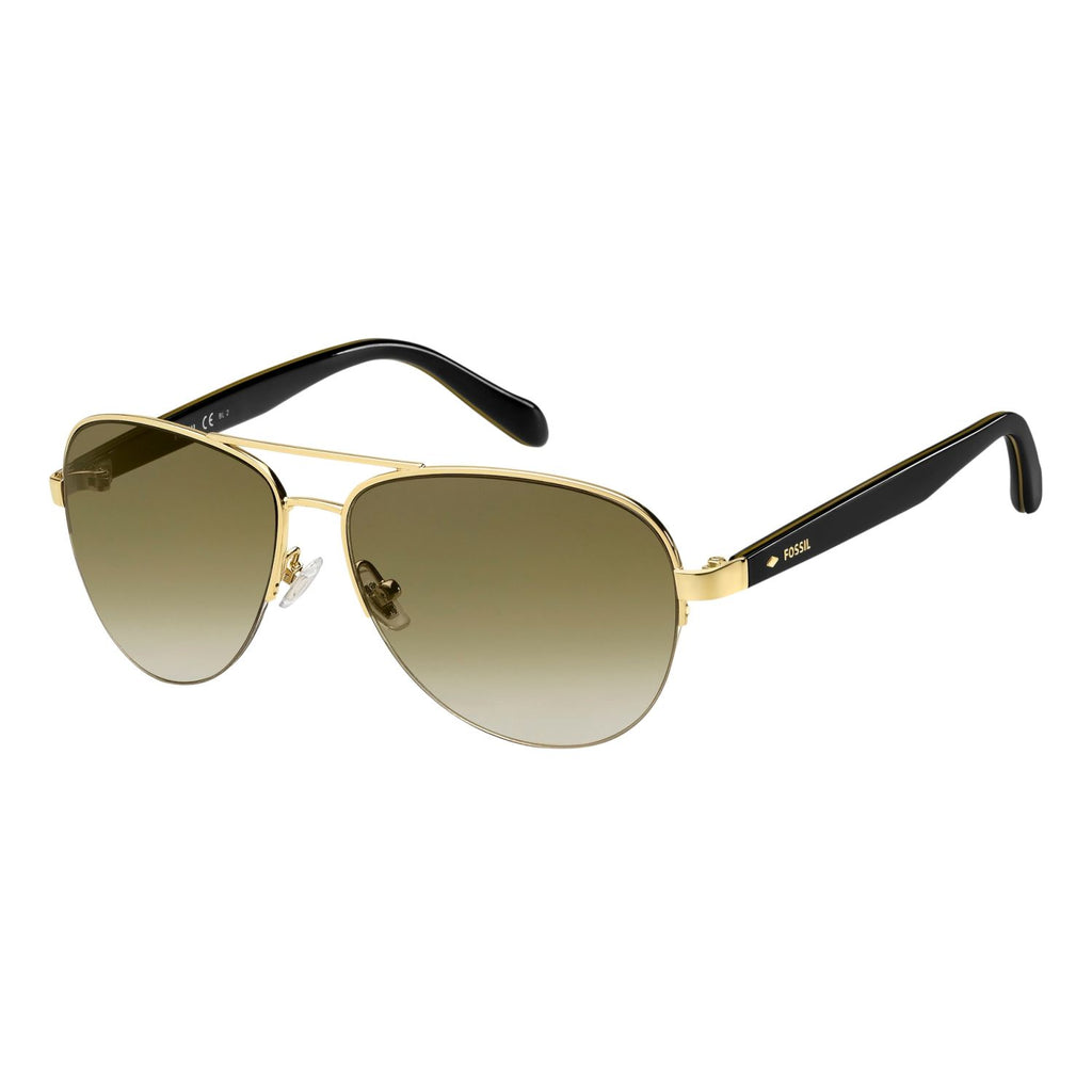Fossil FOS 3062/S Brown Gold Women's Sunglasses