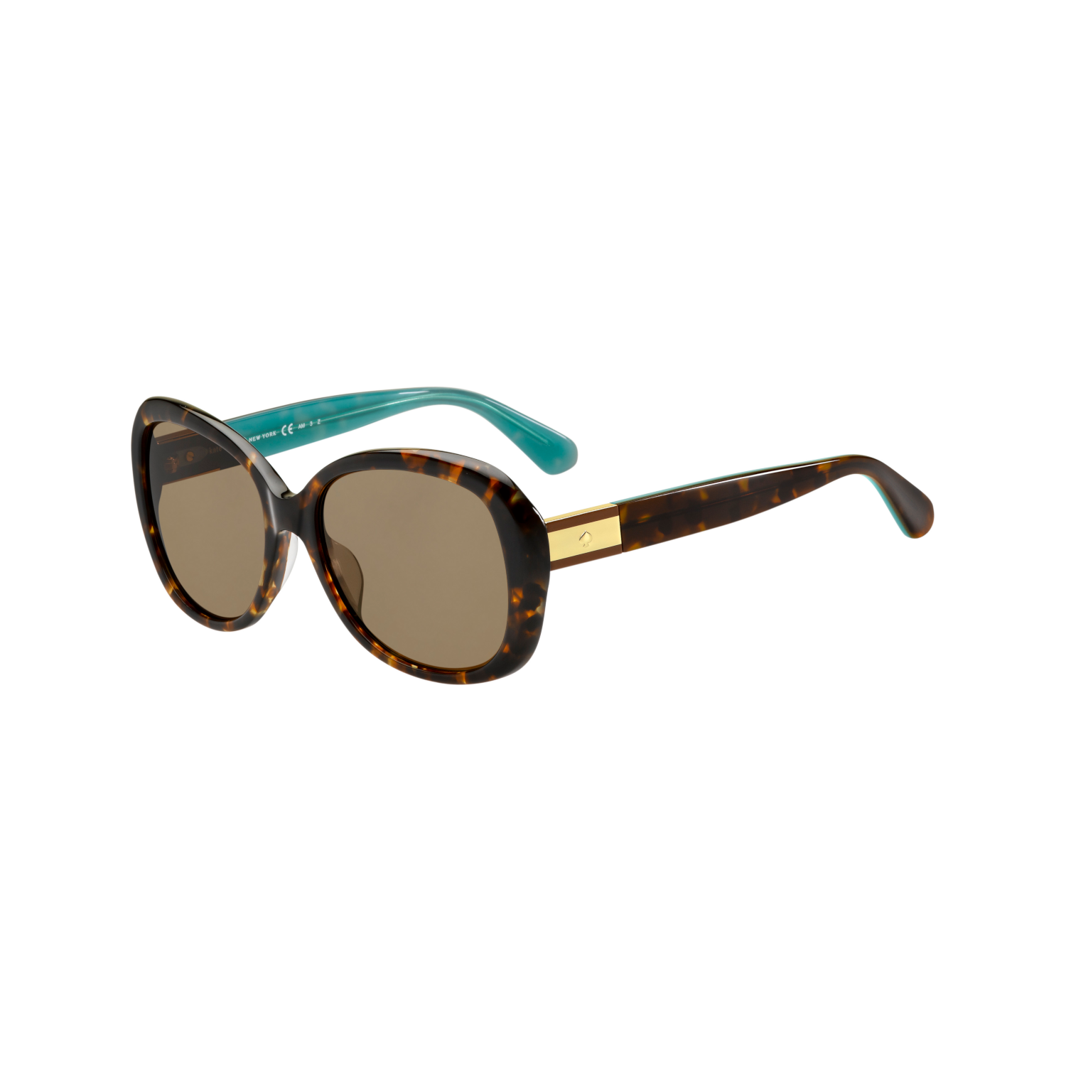 Kate Spade JUDYANN/P/S Bronze Havana Women's Polarized Sunglasses