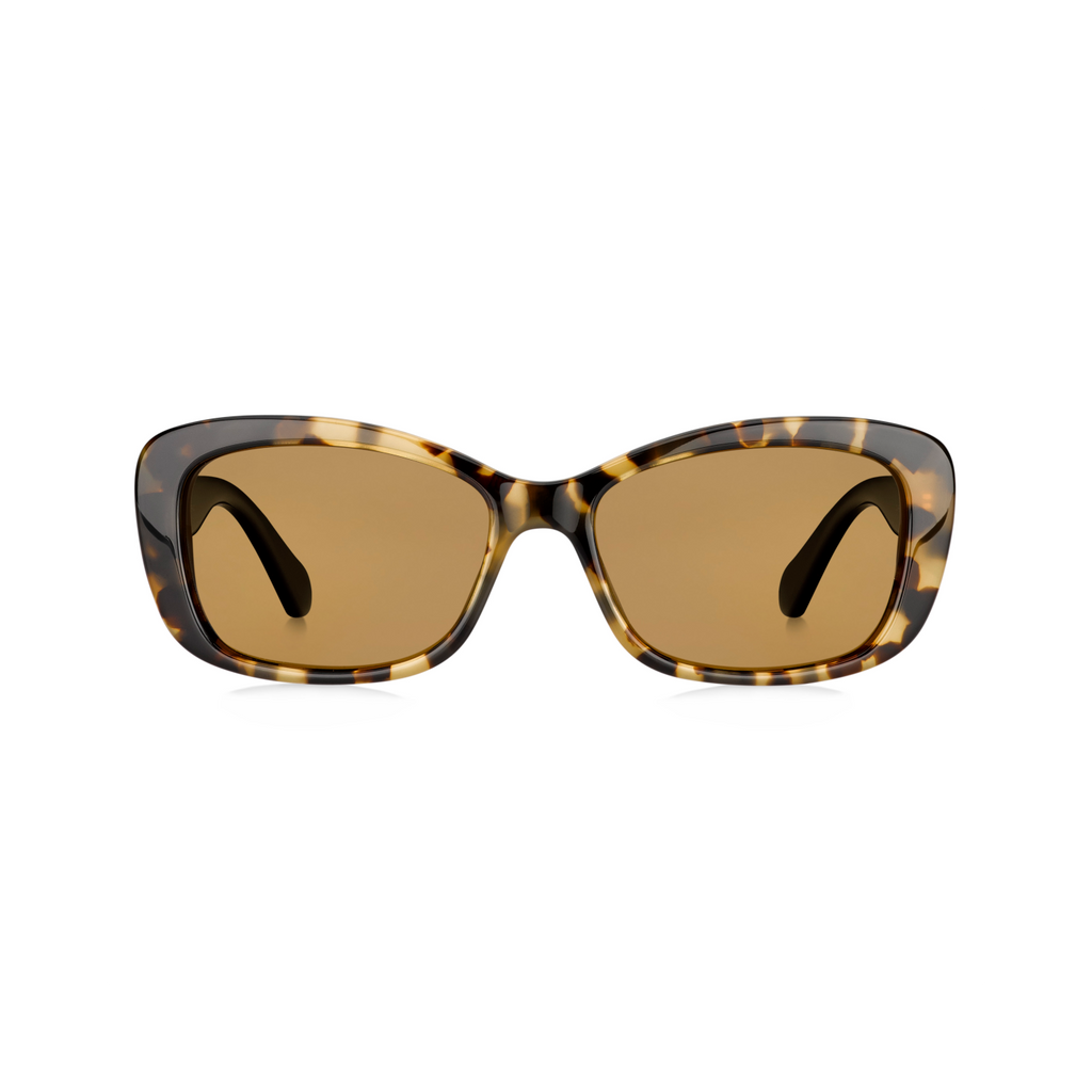 Kate Spade CLARETTA/P/S Bronze Havana Women's Polarized Sunglasses