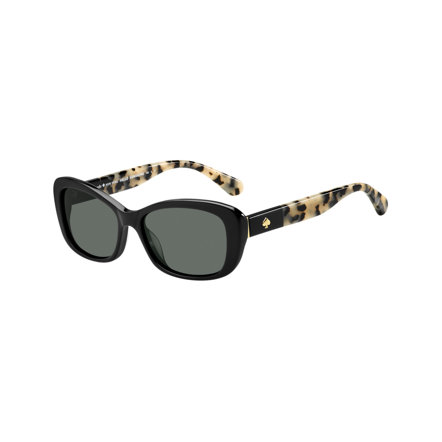 Kate Spade CLARETTA/P/S Grey Black Women's Polarized Sunglasses